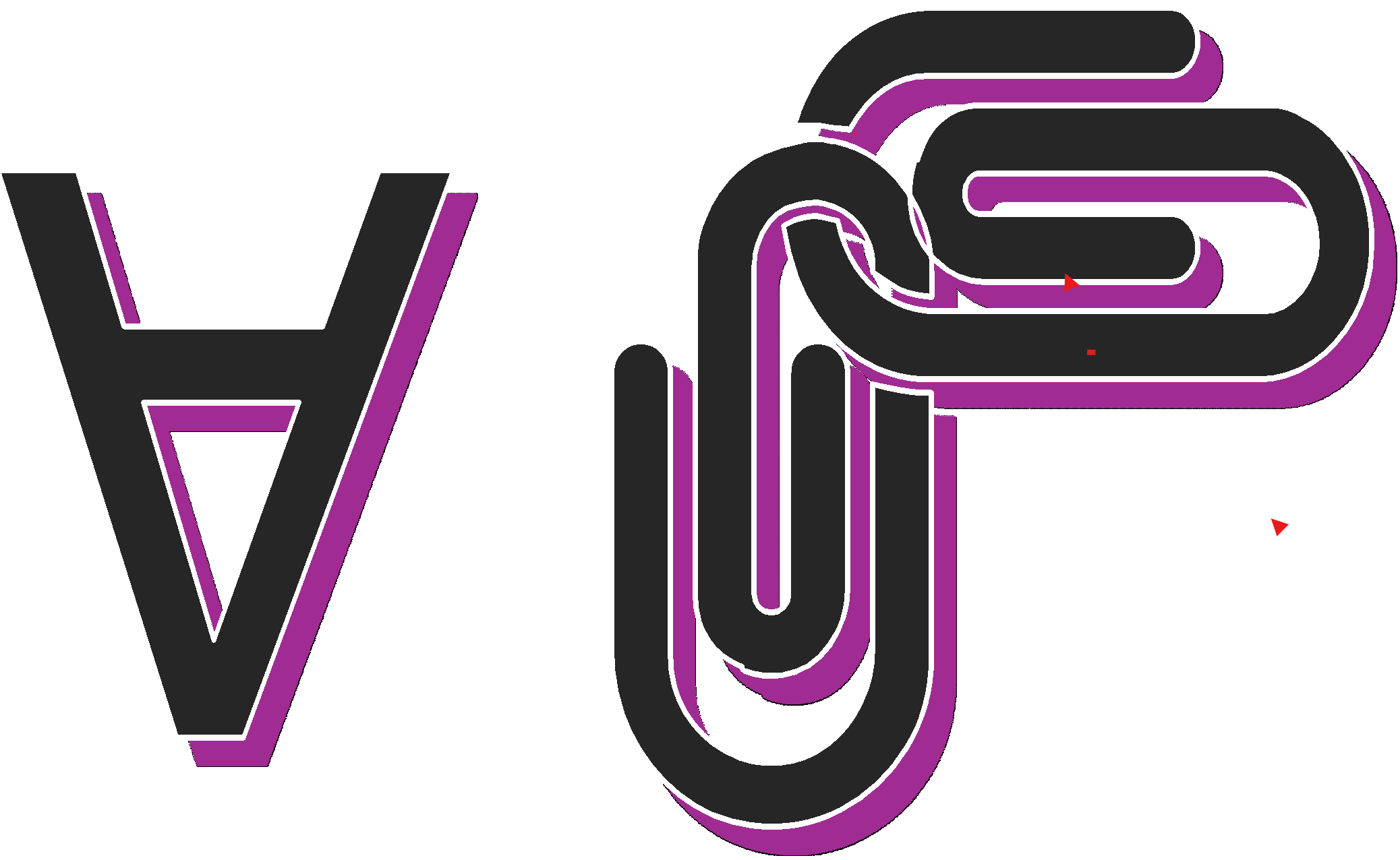 Black, white, purple, and red Office Outside the Sequence glyph